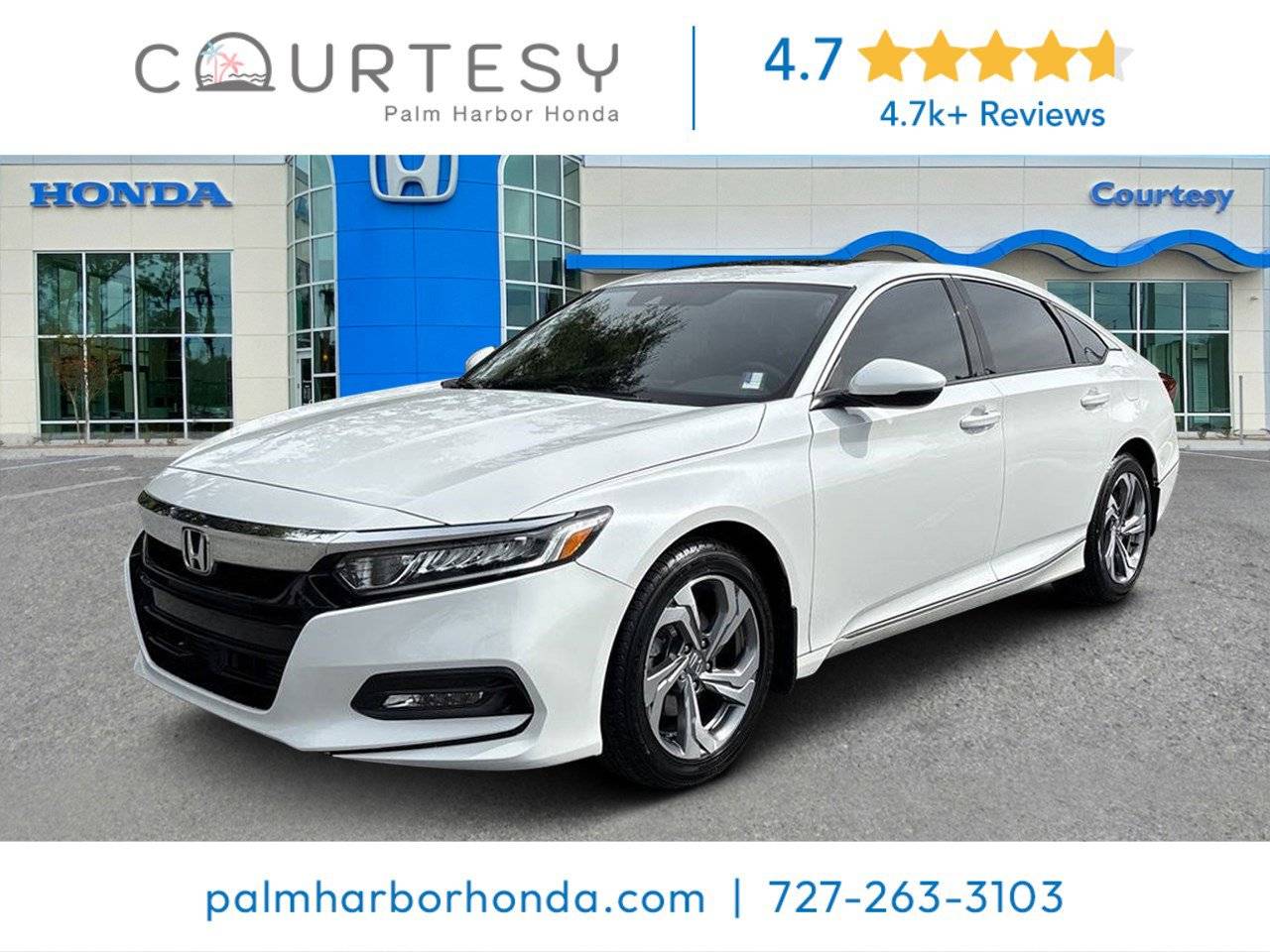 2019 Honda Accord EX-L — Sedan — 72,365 mi — Palm Harbor, FL