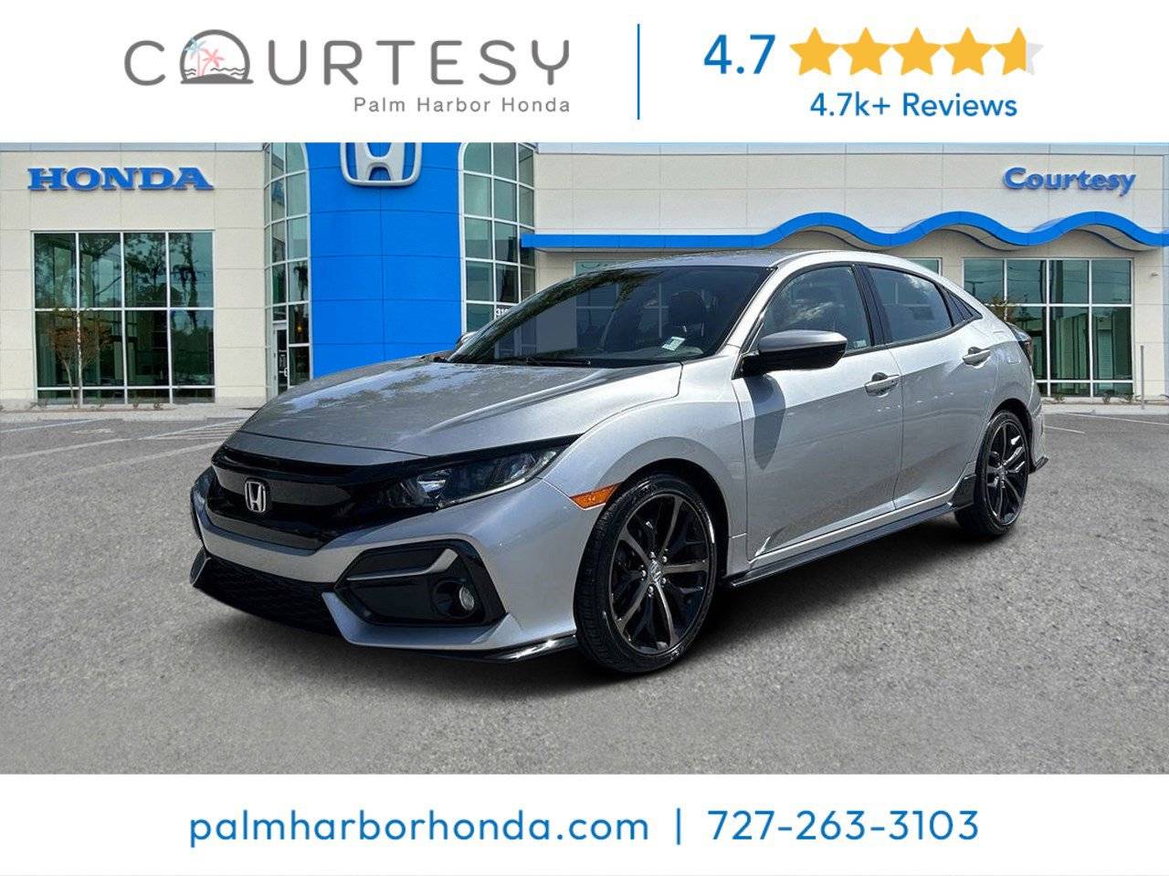 2021 Honda Civic Sport — Hatchback — 96,833 mi — Palm Harbor, FL