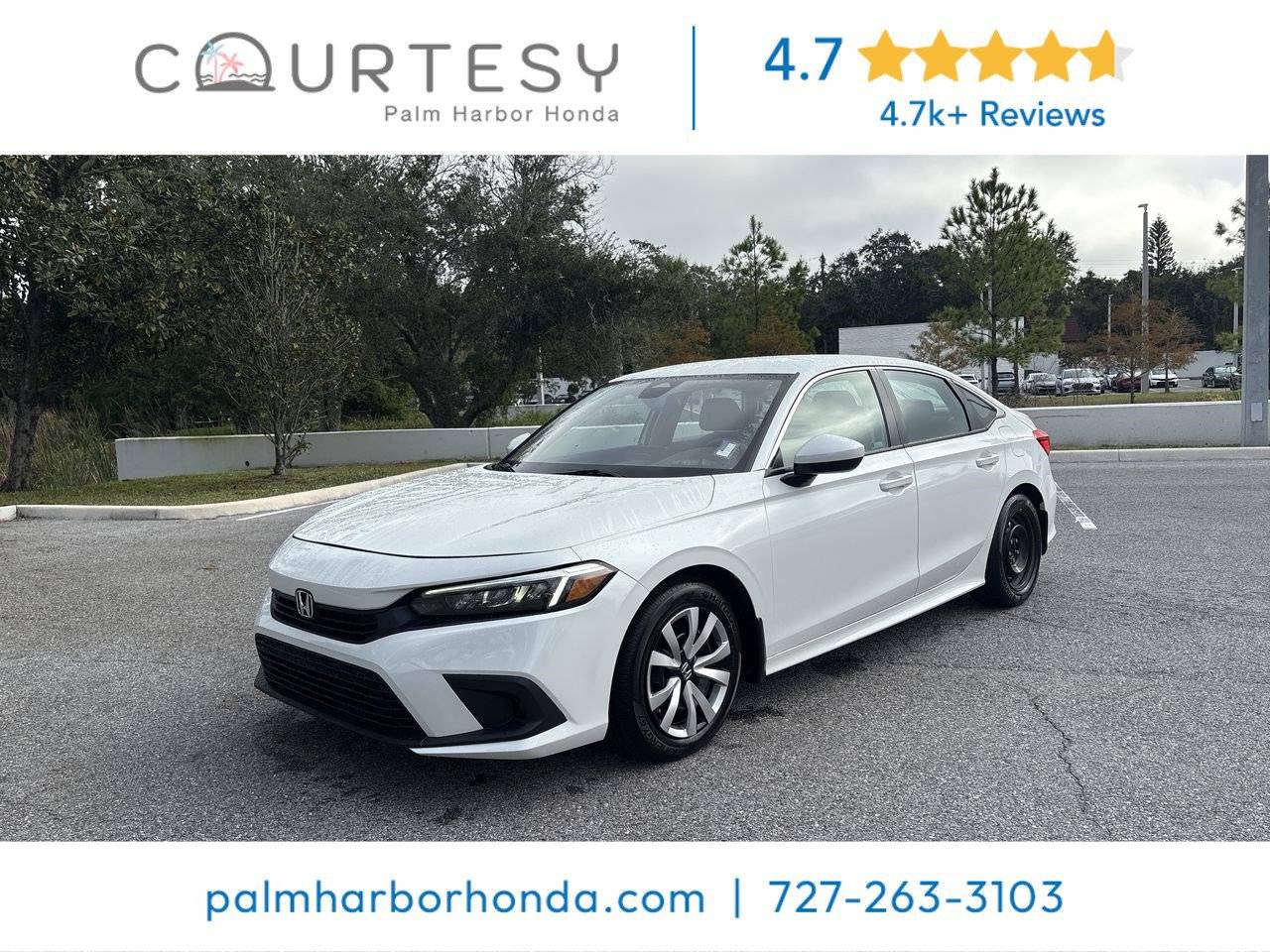 2023 Honda Civic LX — Sedan — 21,679 mi — Palm Harbor, FL
