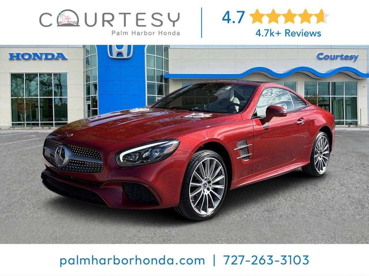 2018 Mercedes-Benz SL SL 550 — Convertible — 43,565 mi — Palm Harbor, FL