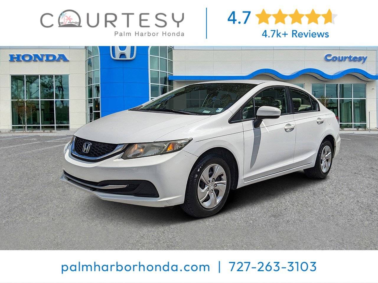 2015 Honda Civic LX — Sedan — 135,500 mi — Palm Harbor, FL