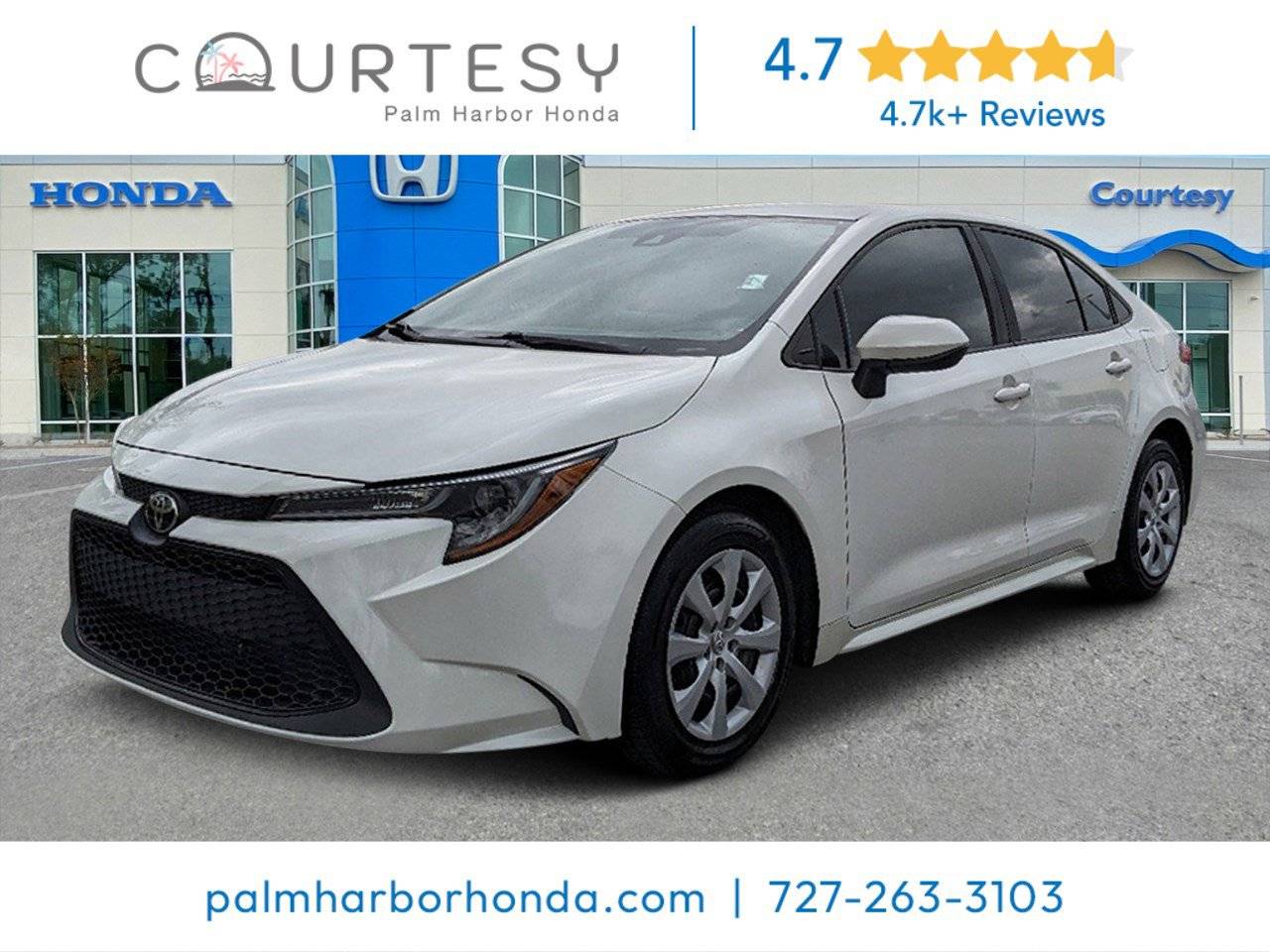 2021 Toyota Corolla LE — Sedan — 140,318 mi — Palm Harbor, FL