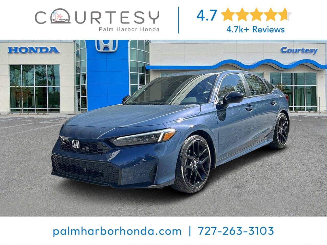 2025 Honda Civic Sport — Sedan — 3,319 mi — Palm Harbor, FL