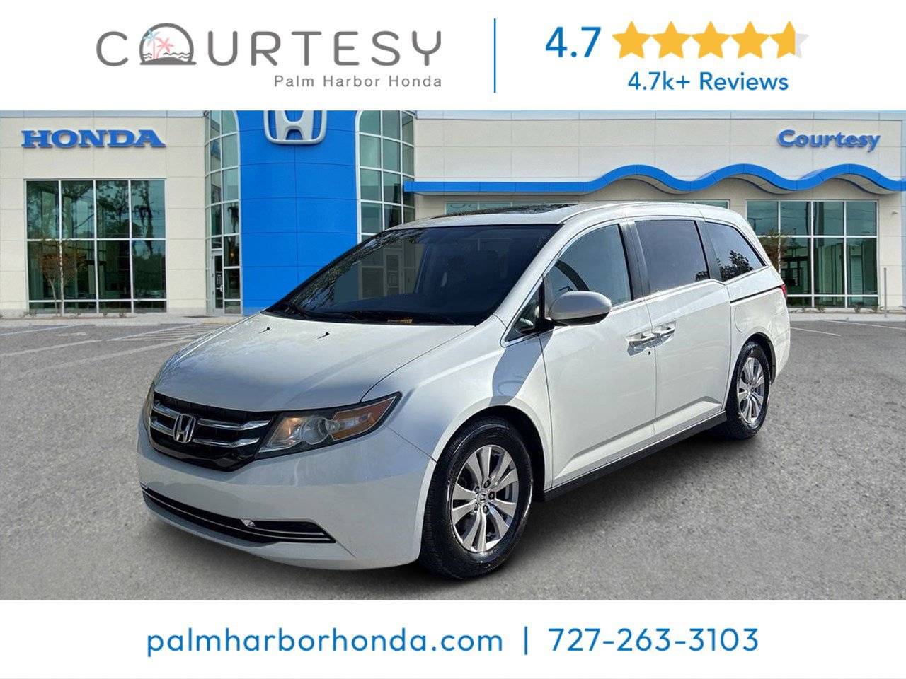 2017 Honda Odyssey EX-L — Minivan — 137,226 mi — Palm Harbor, FL