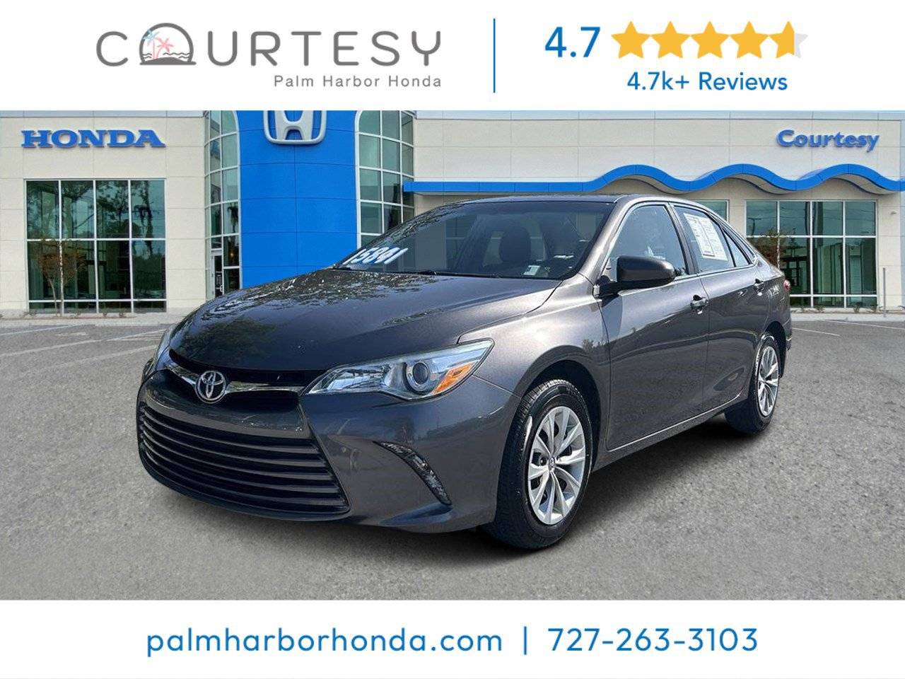 2016 Toyota Camry LE — Sedan — 67,303 mi — Palm Harbor, FL