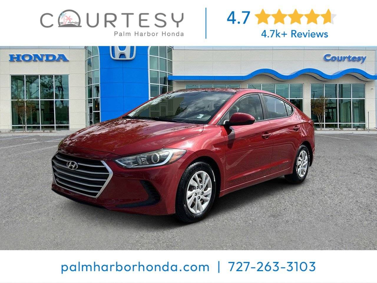 2017 Hyundai Elantra SE — Sedan — 66,660 mi — Palm Harbor, FL
