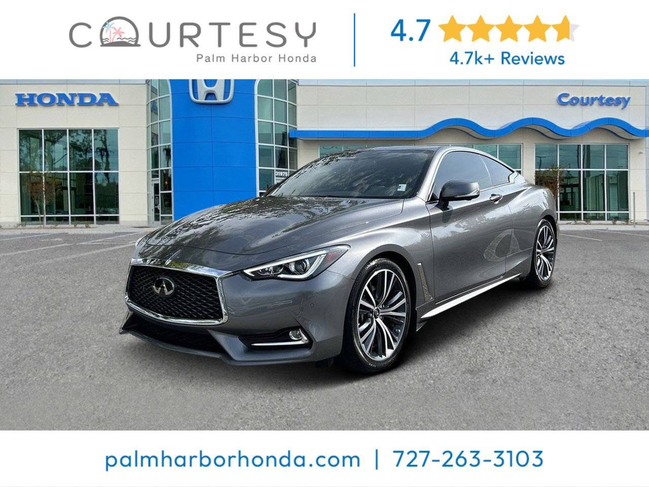 2021 INFINITI Q60 3.0t LUXE — Coupe — 23,128 mi — Palm Harbor, FL