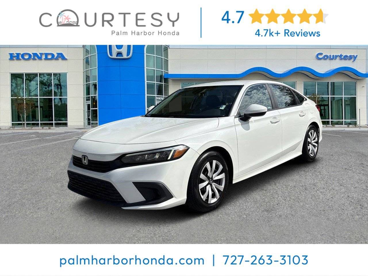2022 Honda Civic LX — Sedan — 67,518 mi — Palm Harbor, FL