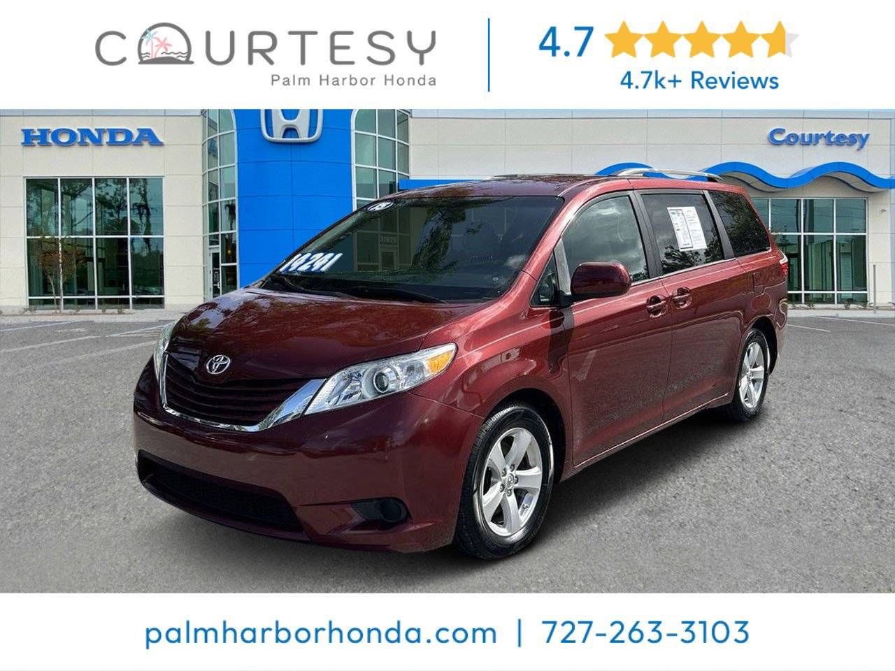 2015 Toyota Sienna LE — Minivan — 121,444 mi — Palm Harbor, FL