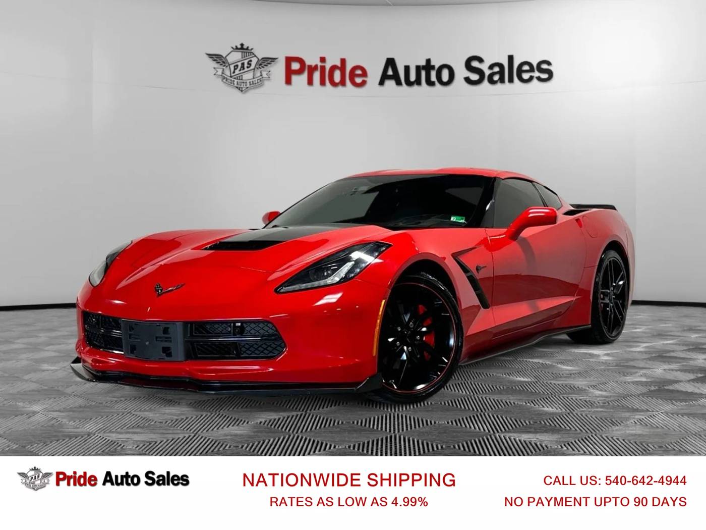 2019 Chevrolet Corvette 3LT — Coupe — 68,441 mi — Fredericksburg, VA