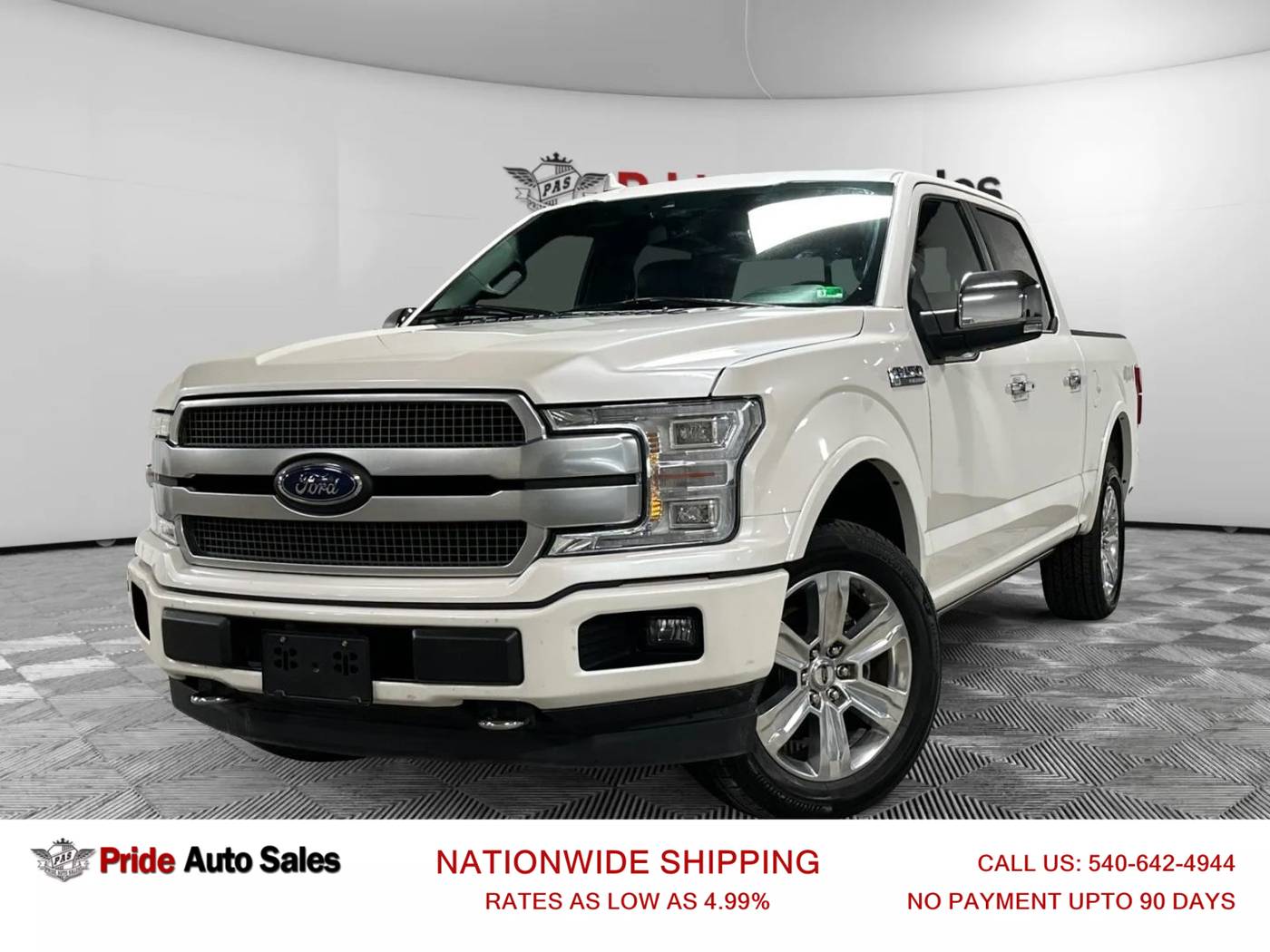 2019 Ford F-150 Platinum — Pickup Truck — 92,182 mi — Fredericksburg, VA