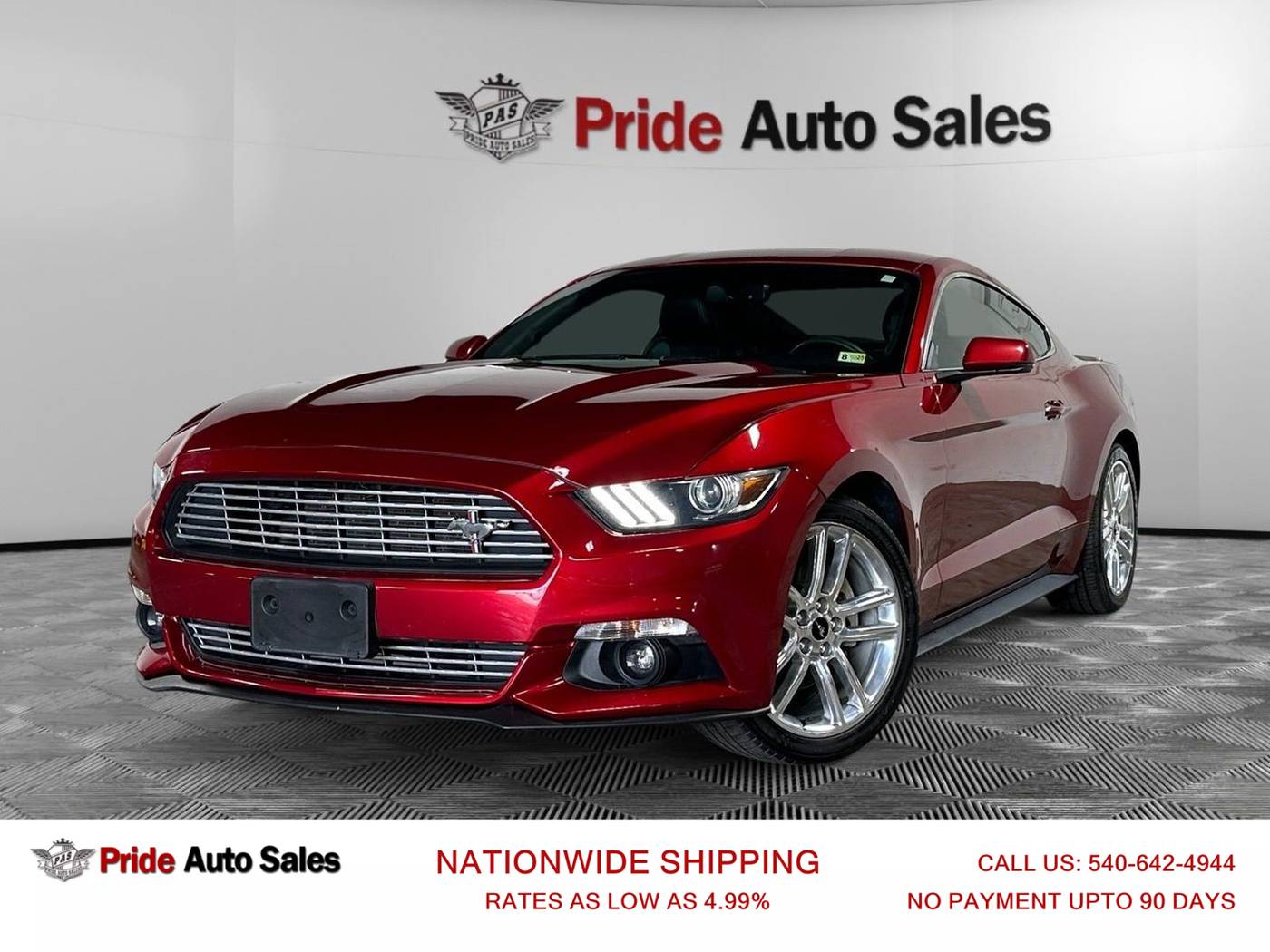 2017 Ford Mustang EcoBoost Premium — Coupe — 75,265 mi — Fredericksburg, VA