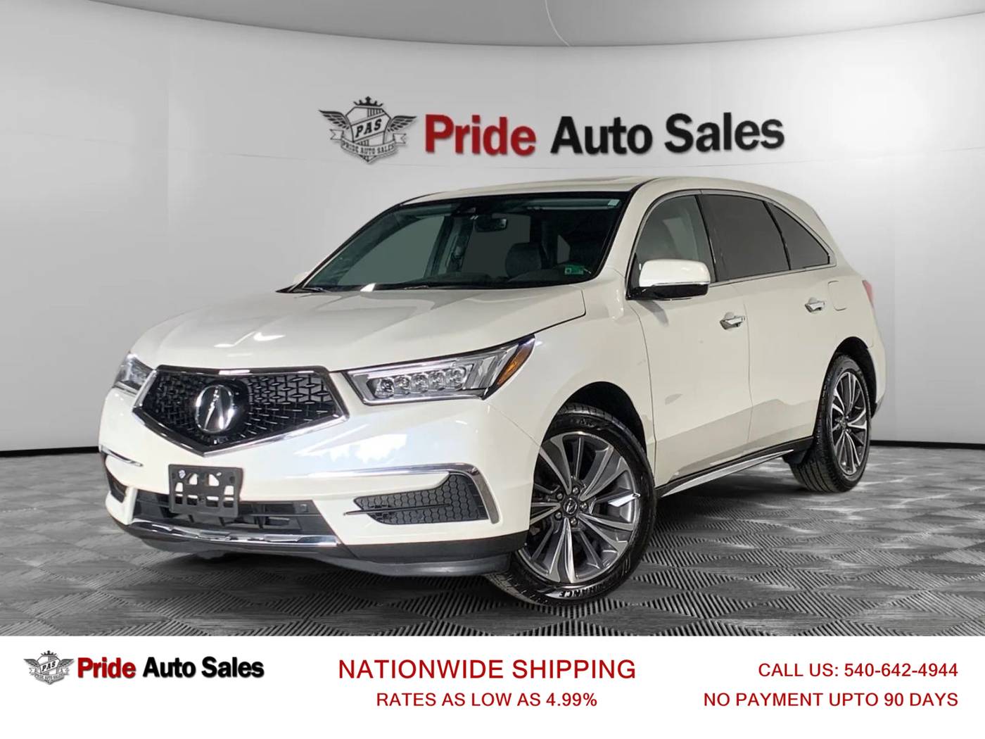 2019 Acura MDX Technology Package — SUV — 60,677 mi — Fredericksburg, VA