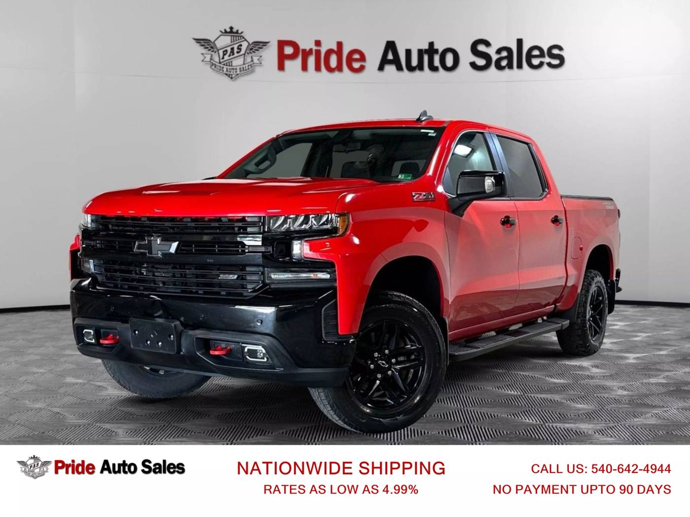 2019 Chevrolet Silverado 1500 LT Trail Boss — Pickup Truck — 100,658 mi — Fredericksburg, VA