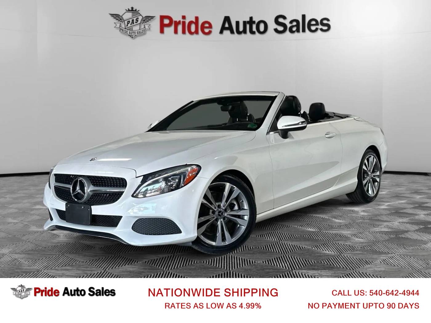 2018 Mercedes-Benz C-Class C 300 — Convertible — 115,593 mi — Fredericksburg, VA