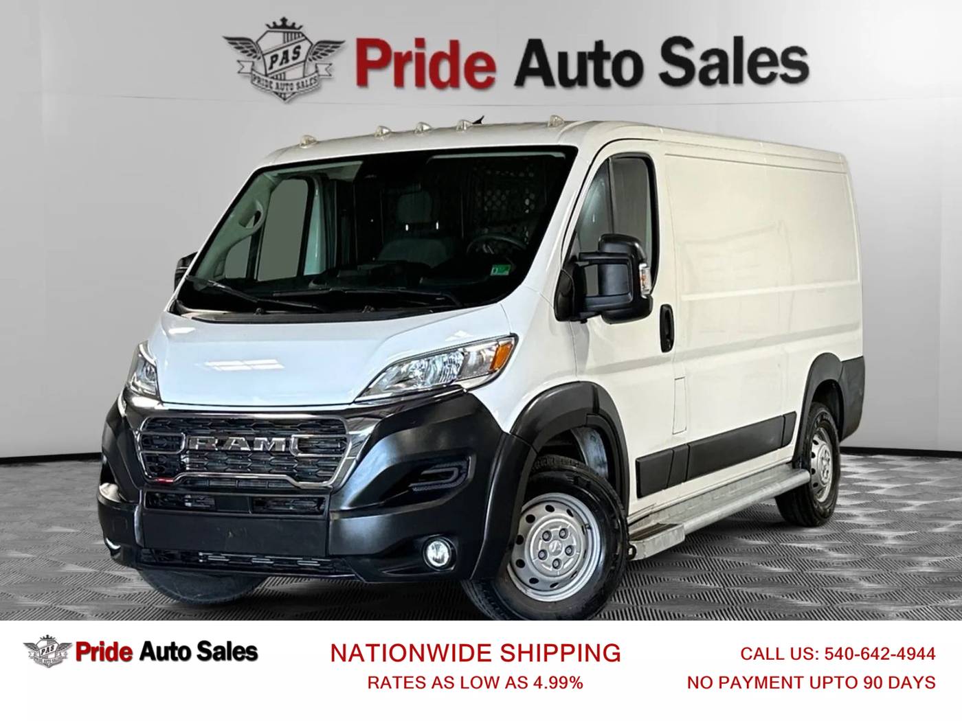 2023 Ram ProMaster Cargo Van 2500 — Cargo Van — 17,088 mi — Fredericksburg, VA