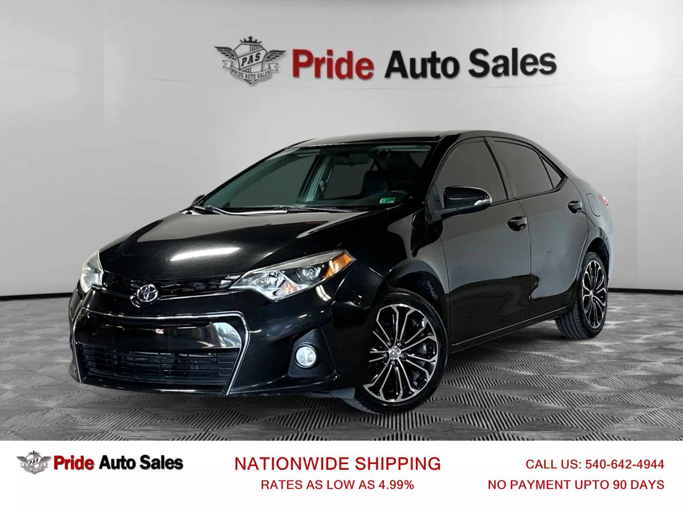 2015 Toyota Corolla S Plus — Sedan — 76,910 mi — Fredericksburg, VA
