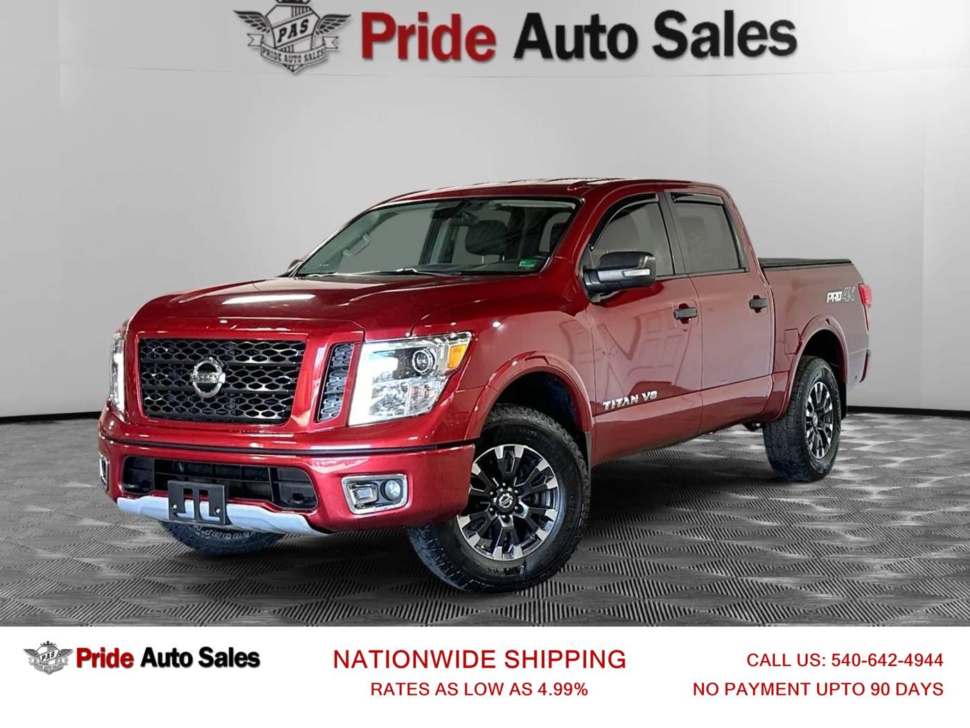 2019 Nissan Titan PRO-4X — Pickup Truck — 123,531 mi — Fredericksburg, VA