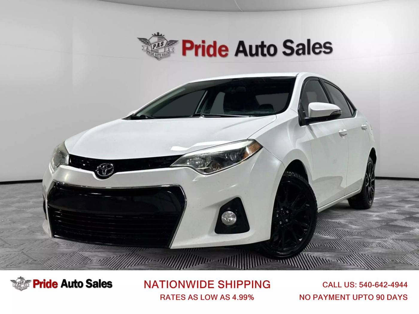 2016 Toyota Corolla S — Sedan — 98,638 mi — Fredericksburg, VA