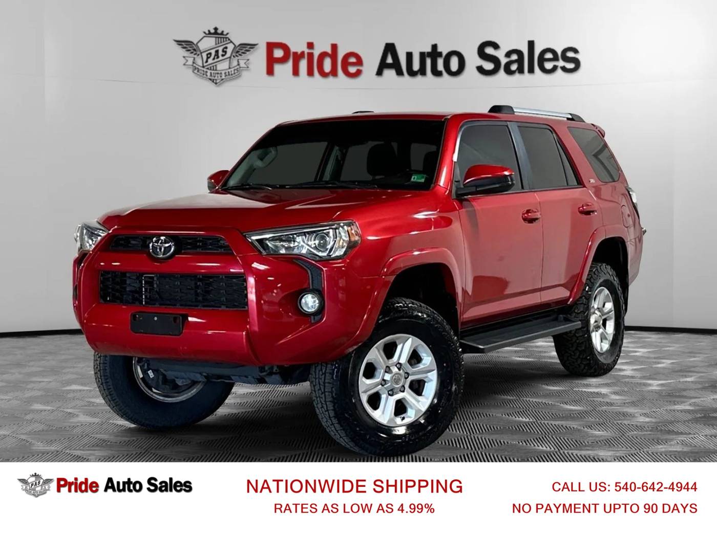 2019 Toyota 4Runner SR5 — SUV — 86,705 mi — Fredericksburg, VA