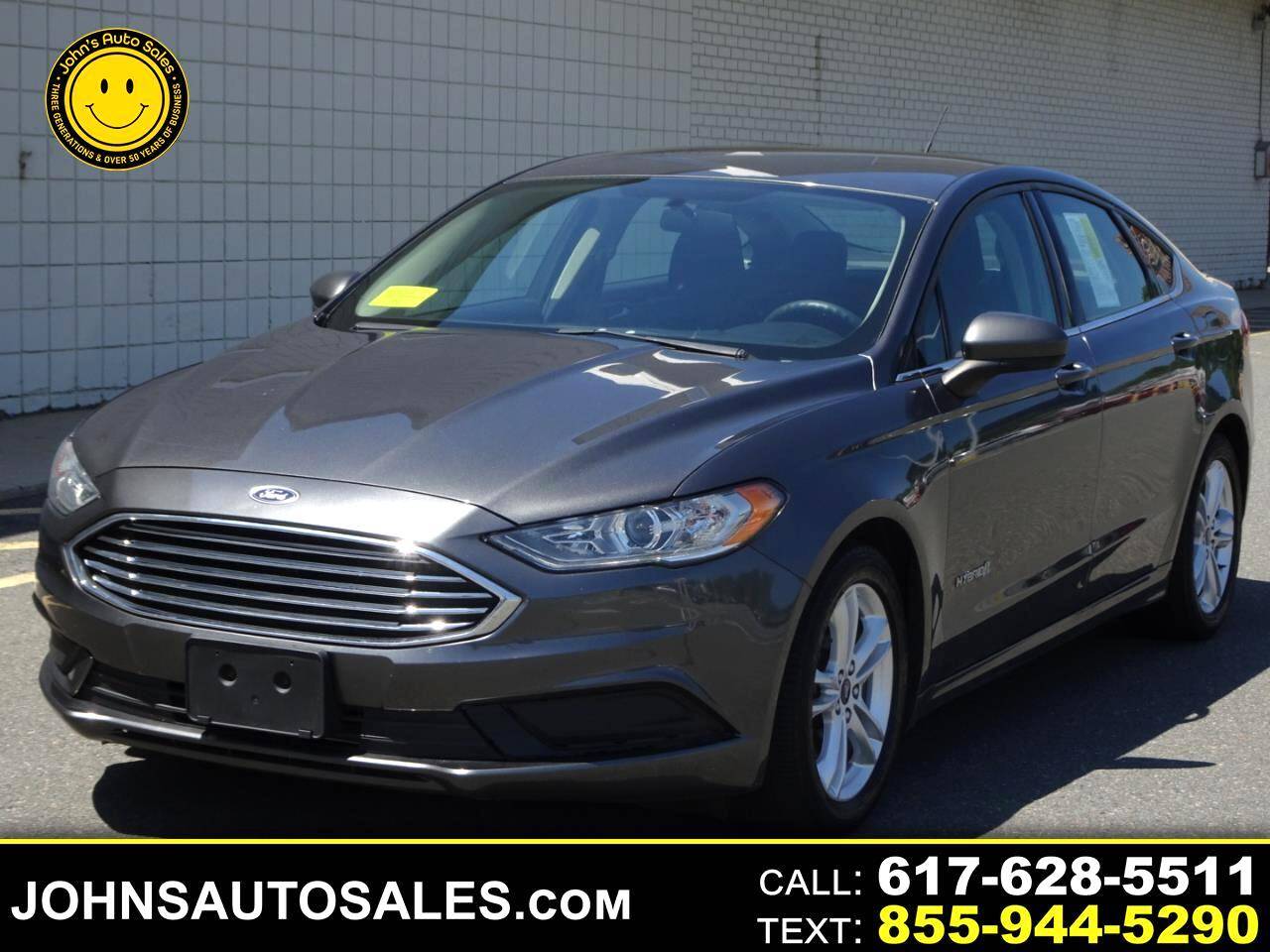 2018 Ford Fusion Hybrid SE — Sedan — 107,950 mi — Somerville, MA