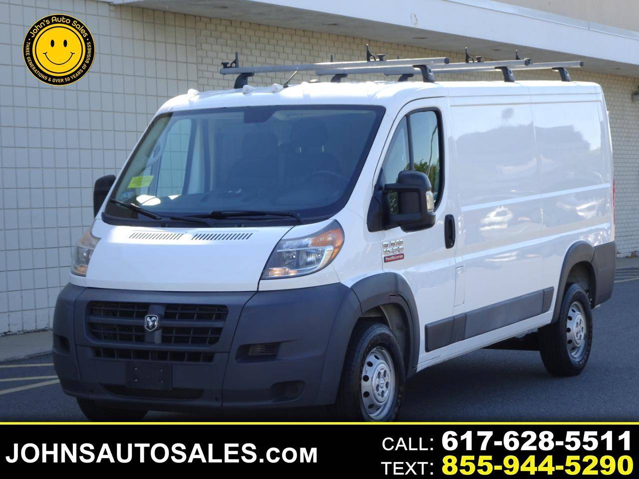 2017 Ram ProMaster Cargo Van 1500 — Cargo Van — 142,213 mi — Somerville, MA