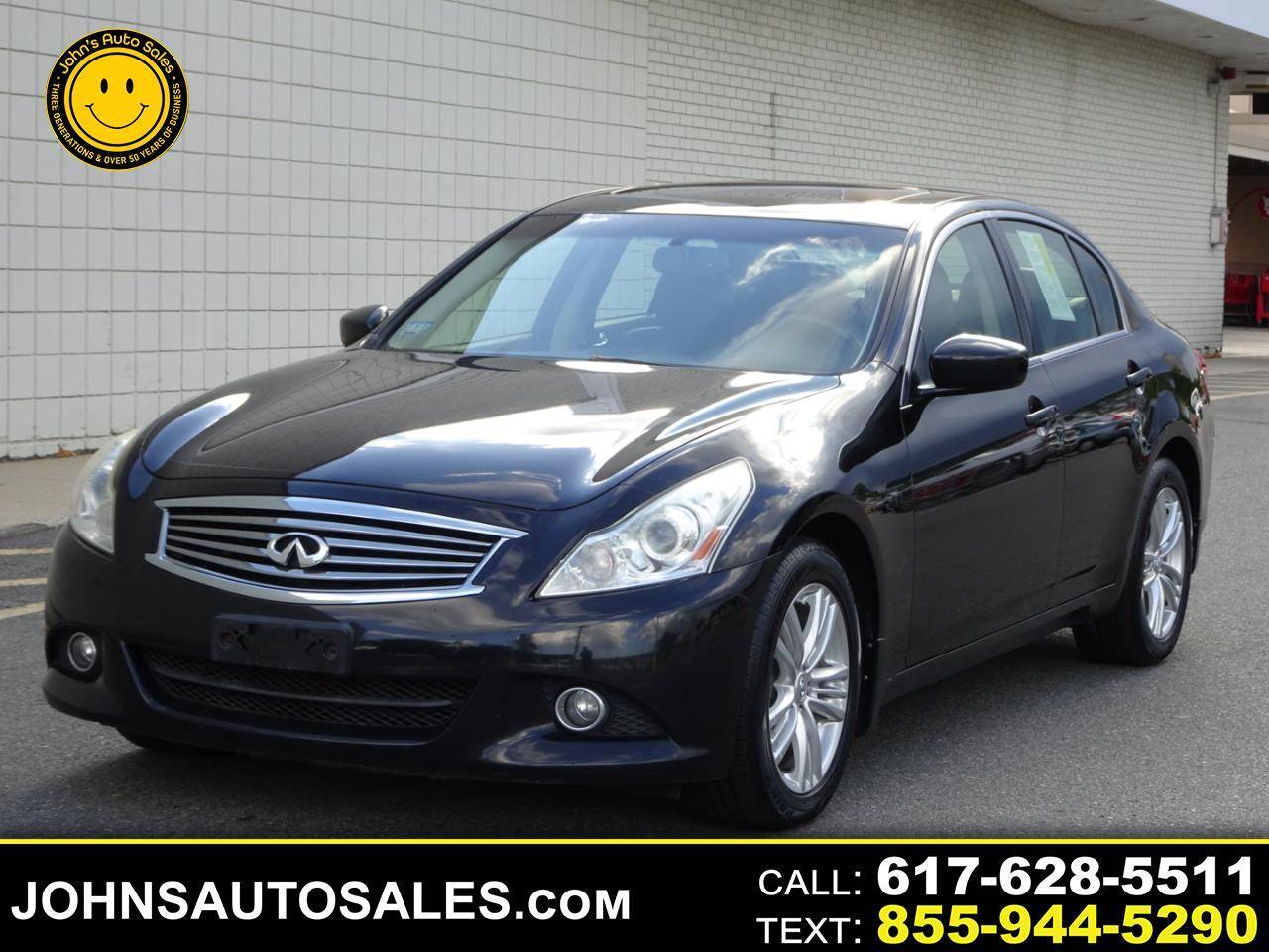 2013 INFINITI G G37x — Sedan — 95,671 mi — Somerville, MA