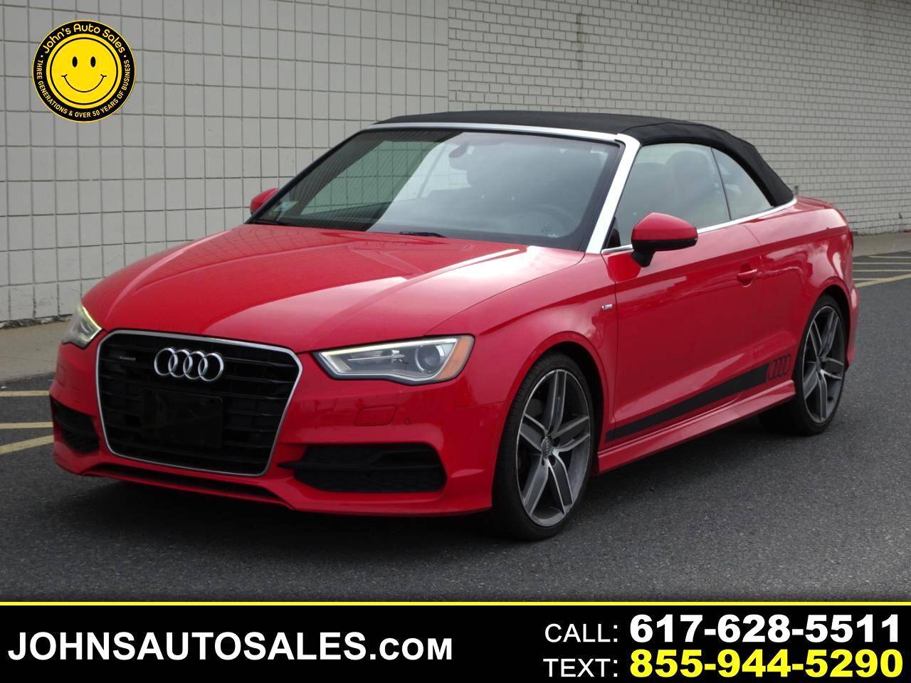 2016 Audi A3 Premium Plus — Convertible — 58,812 mi — Somerville, MA