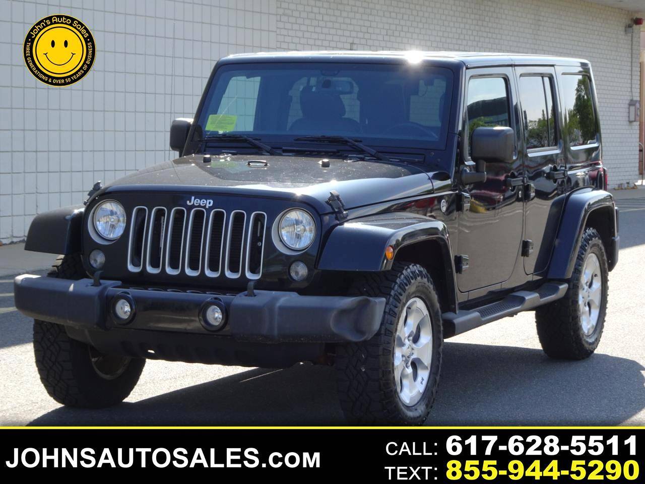 2016 Jeep Wrangler Sahara — SUV — 106,784 mi — Somerville, MA