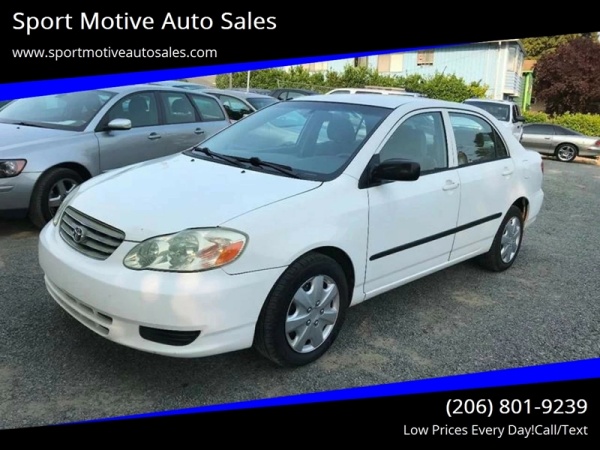 2003 Toyota Corolla Ce Manual For Sale In Seattle Wa Truecar