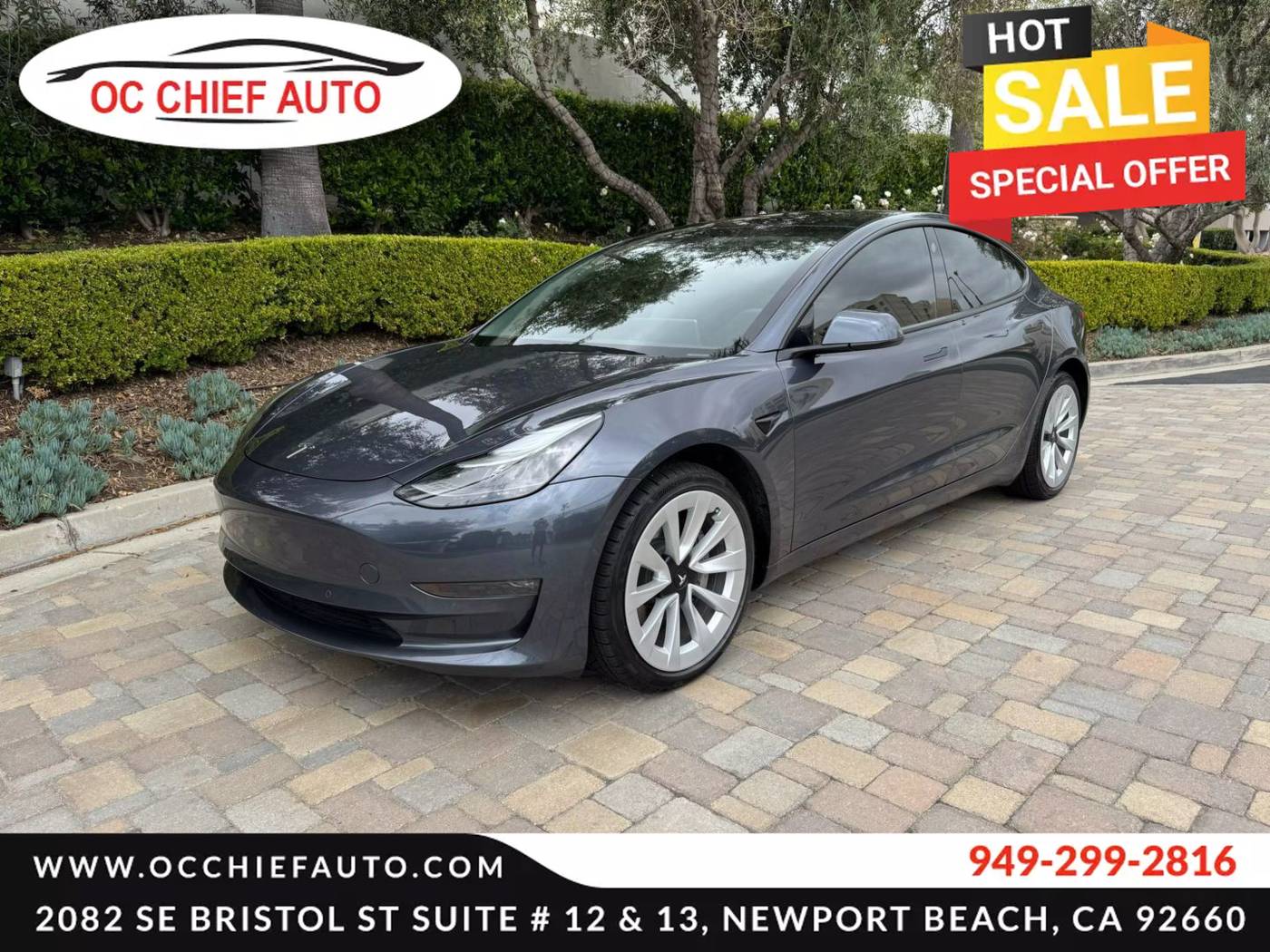 2022 Tesla Model 3 Long Range — Sedan — 25,916 mi — Newport Beach, CA