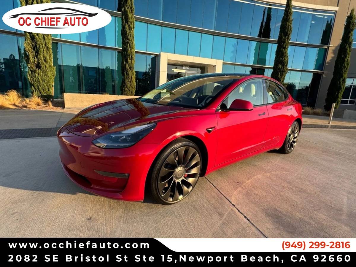 2021 Tesla Model 3 Performance — Sedan — 34,410 mi — Newport Beach, CA