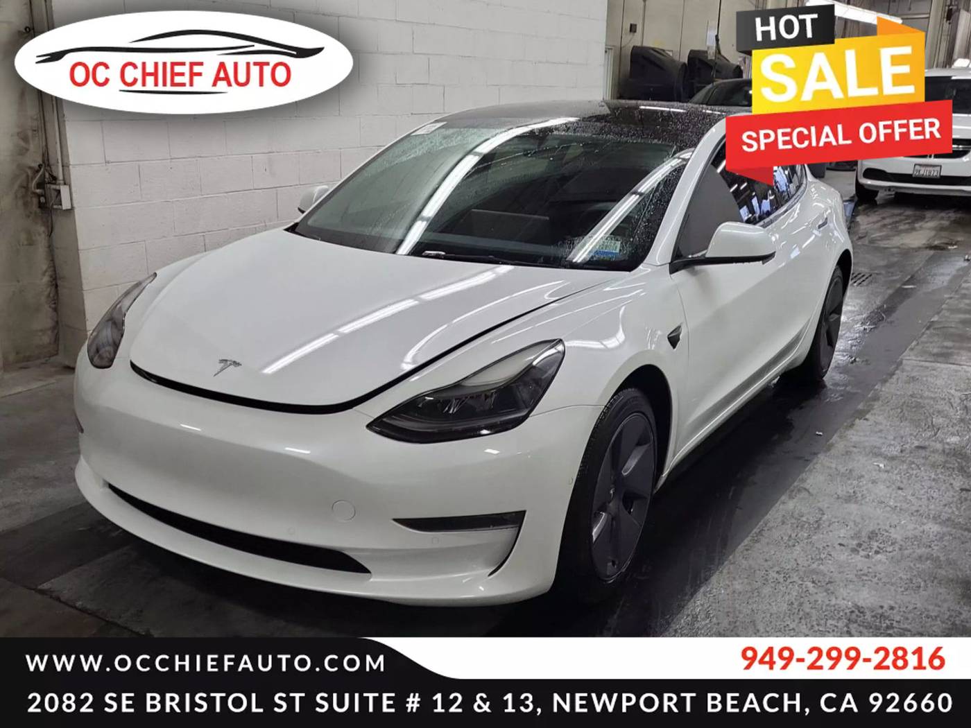 2022 Tesla Model 3 Long Range — Sedan — 18,803 mi — Newport Beach, CA