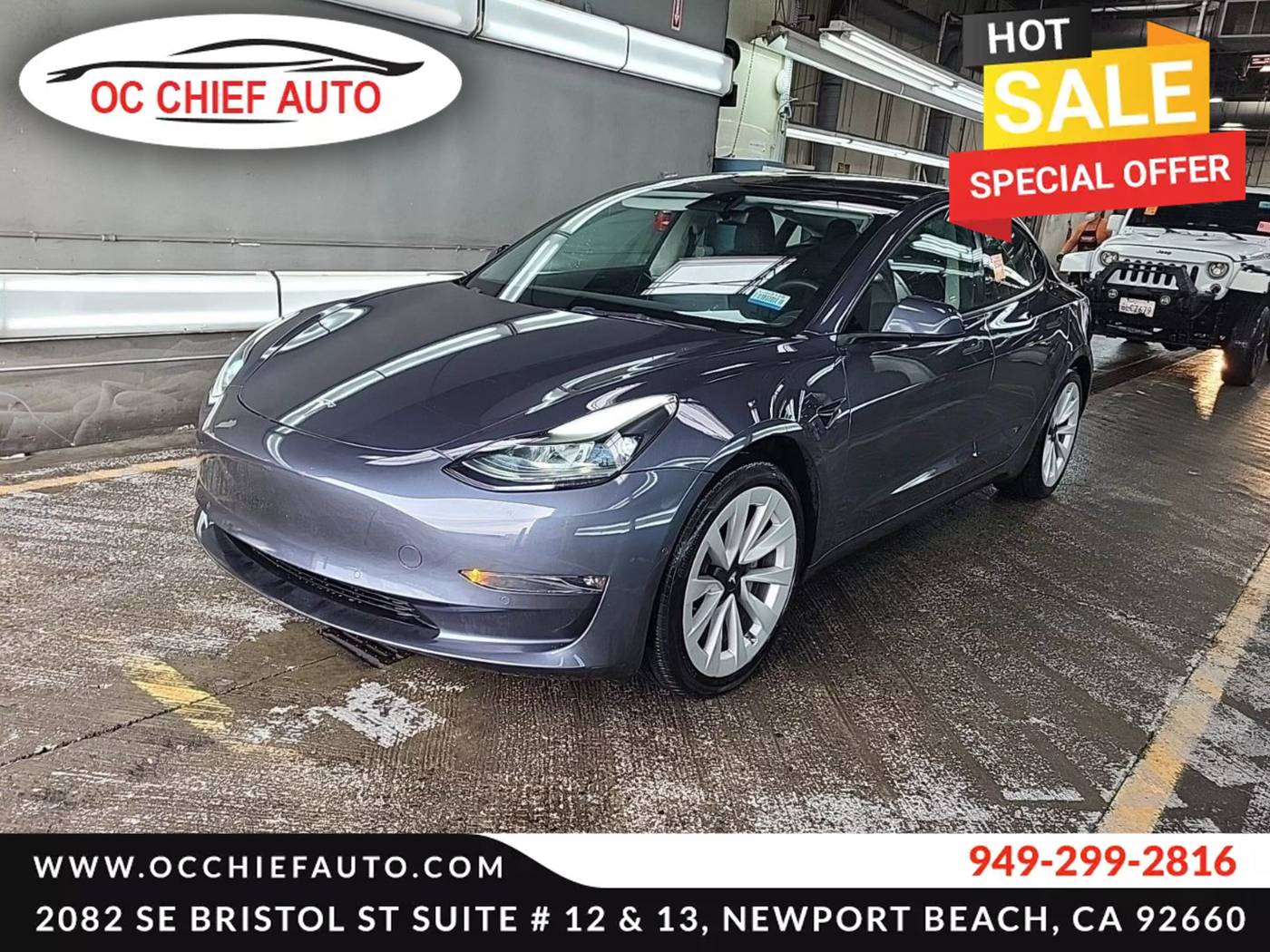 2022 Tesla Model 3 Long Range — Sedan — 21,212 mi — Newport Beach, CA