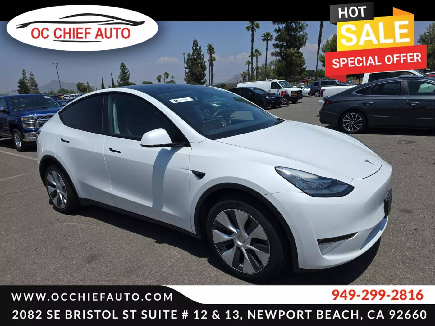 2022 Tesla Model Y Long Range — SUV — 23,046 mi — Newport Beach, CA