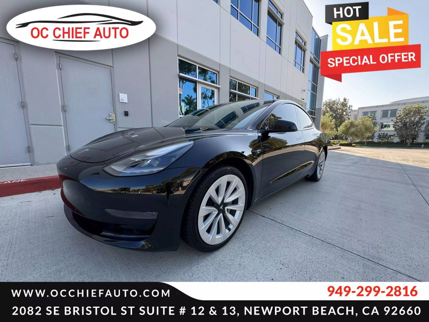 2021 Tesla Model 3 Standard Range Plus — Sedan — 32,550 mi — Newport Beach, CA