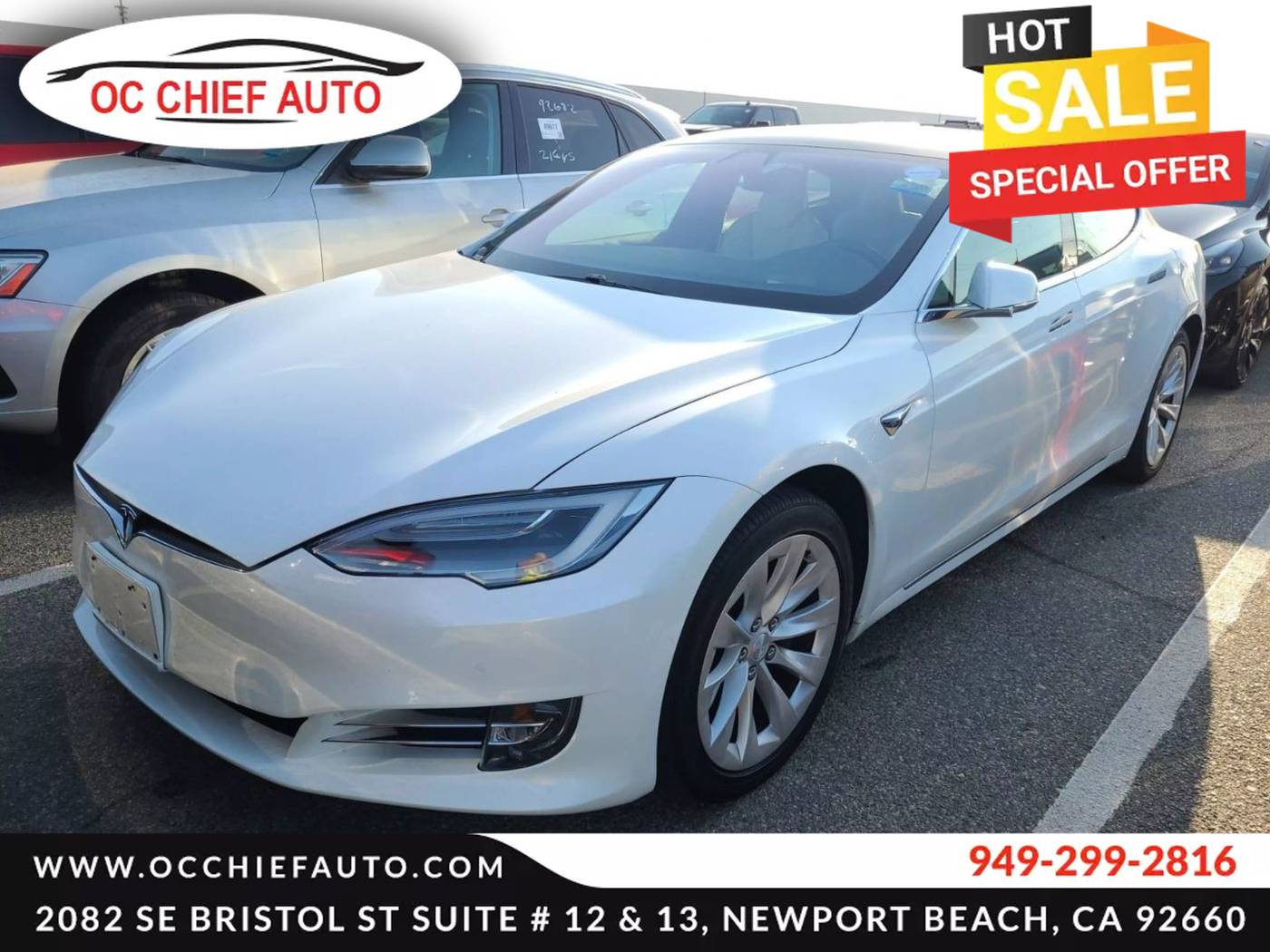 2019 Tesla Model S 100D — Hatchback — 47,300 mi — Newport Beach, CA