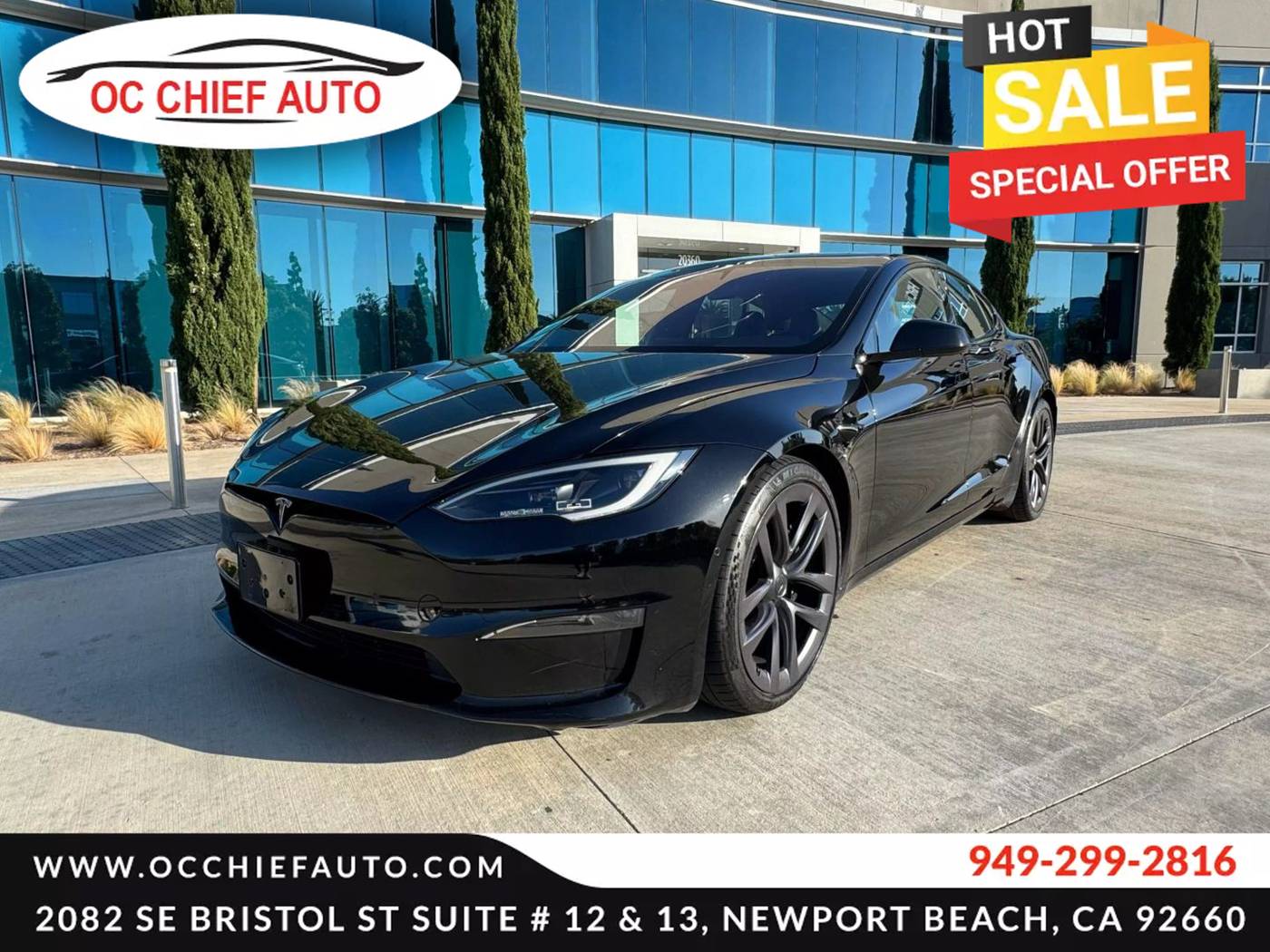 2022 Tesla Model S Long Range — Hatchback — 35,966 mi — Newport Beach, CA