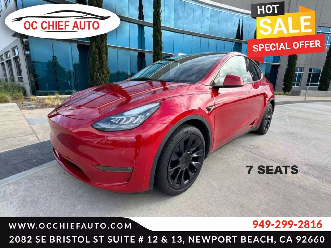 2022 Tesla Model Y Long Range — SUV — 45,443 mi — Newport Beach, CA