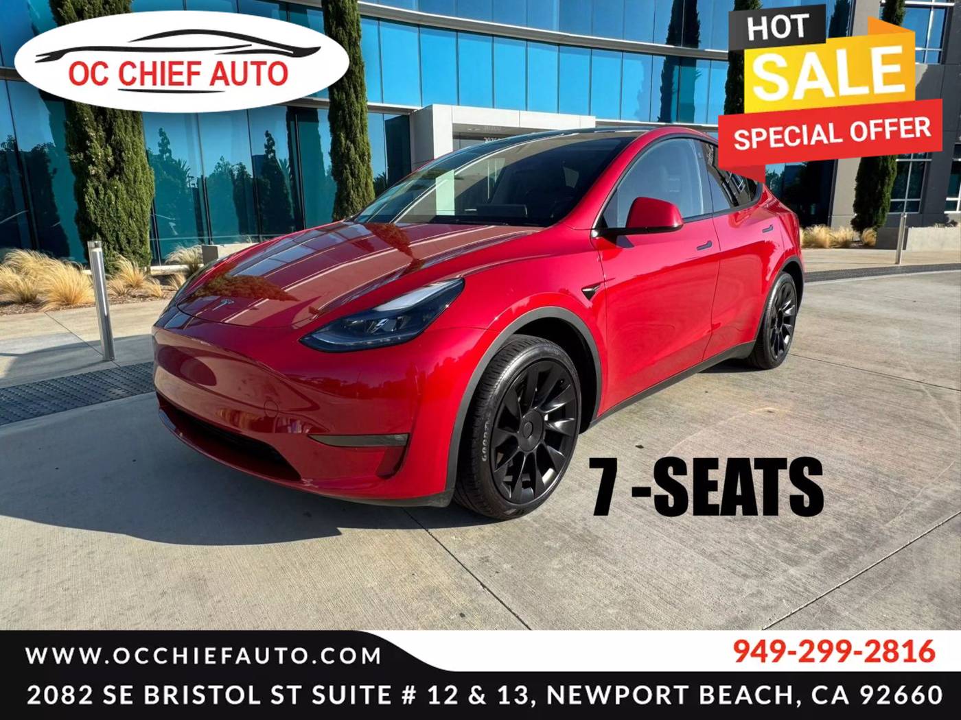 2023 Tesla Model Y Long Range — SUV — 20,277 mi — Newport Beach, CA