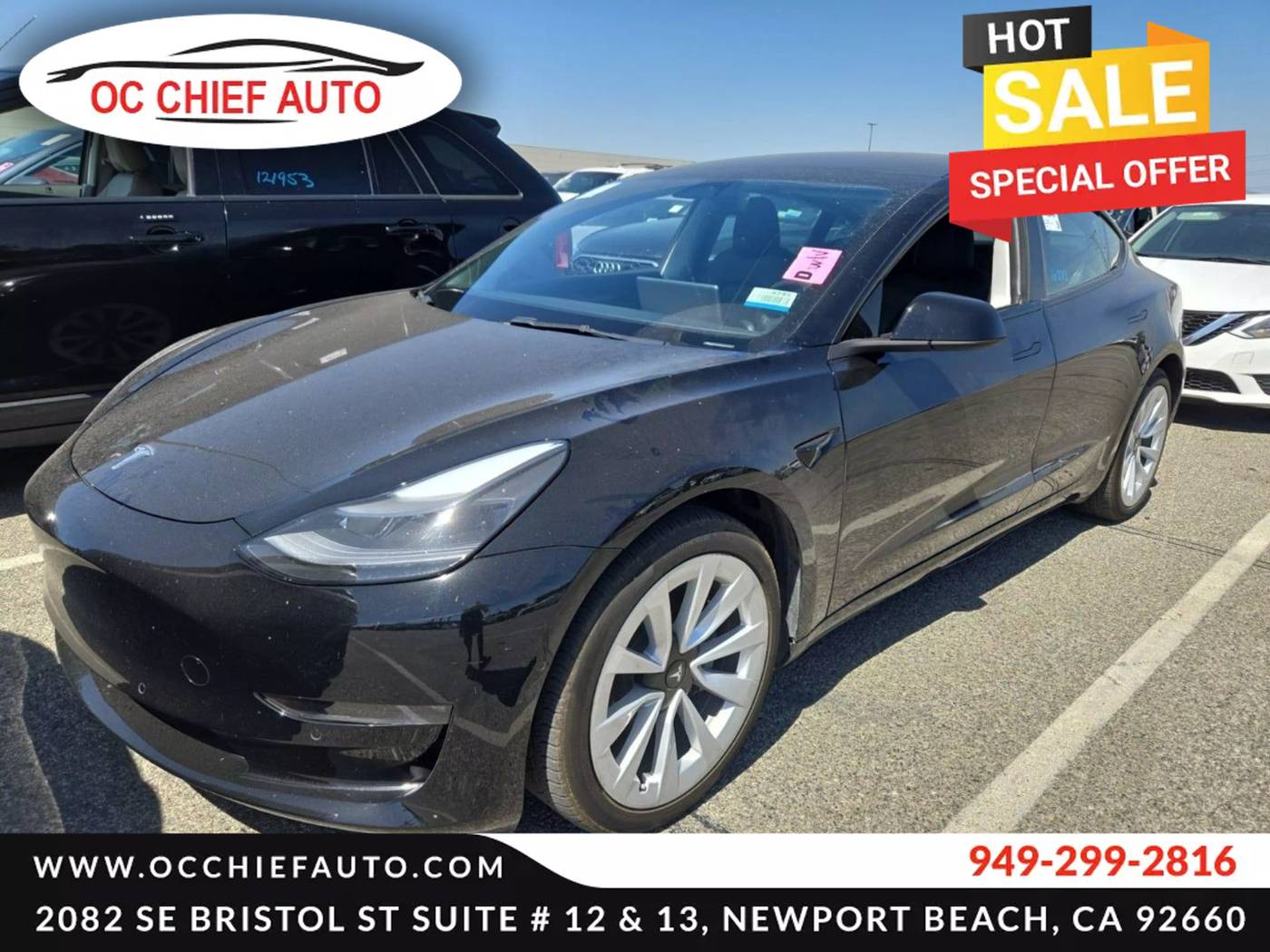 2022 Tesla Model 3 Long Range — Sedan — 16,273 mi — Newport Beach, CA