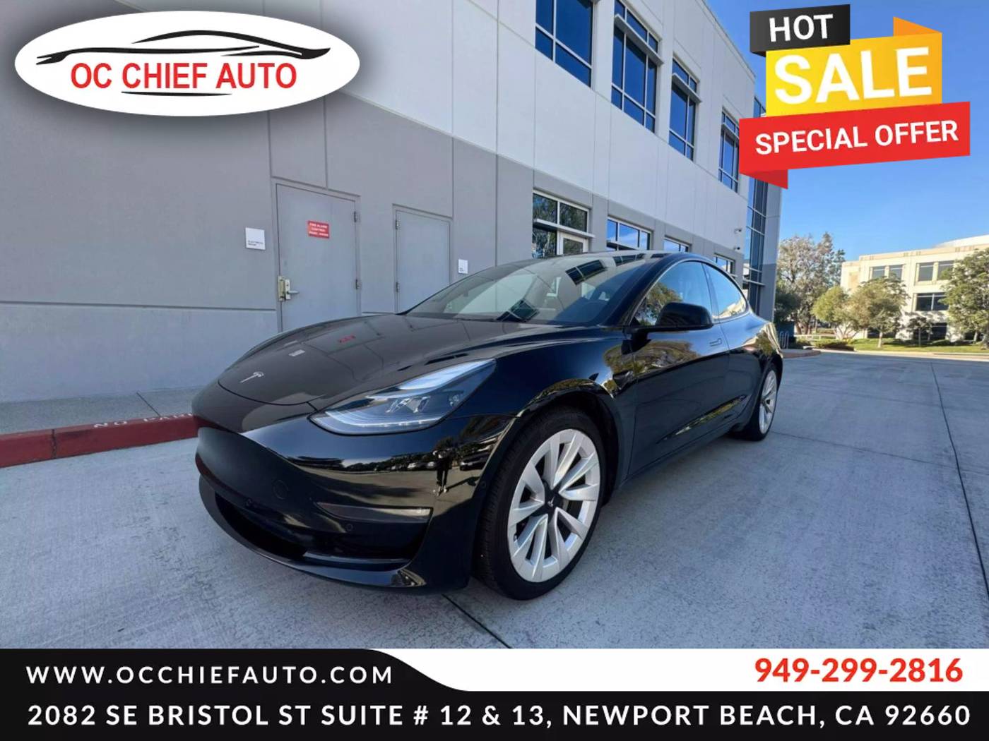 2022 Tesla Model 3 Long Range — Sedan — 24,419 mi — Newport Beach, CA