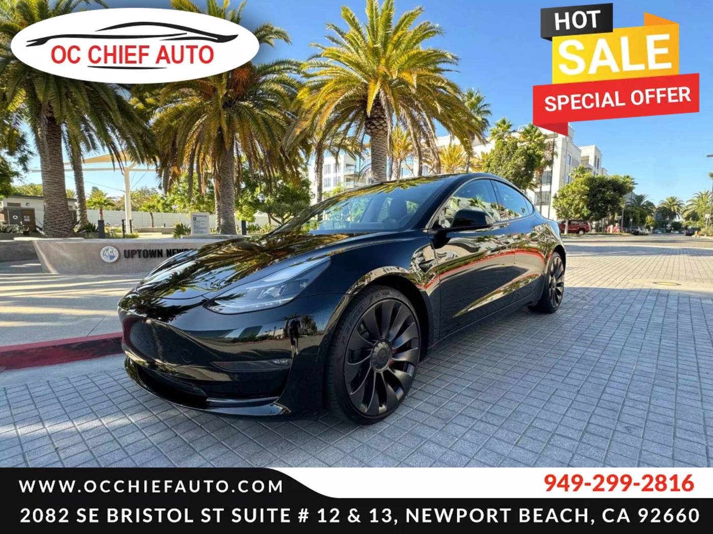 2022 Tesla Model 3 Performance — Sedan — 24,627 mi — Newport Beach, CA