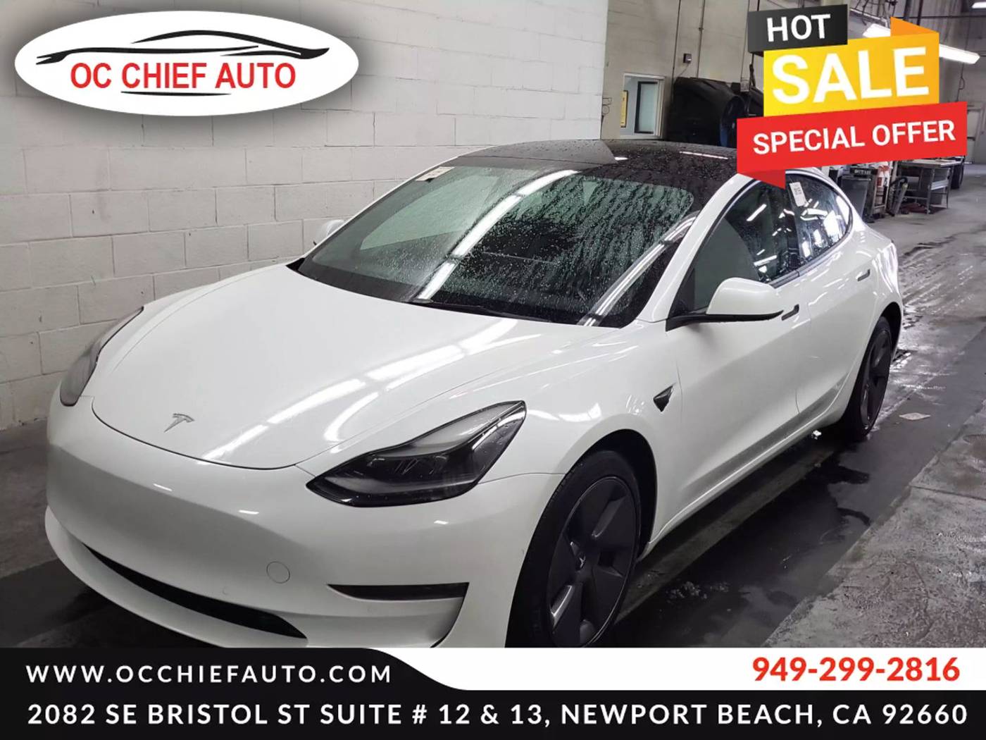 2022 Tesla Model 3 Long Range — Sedan — 18,597 mi — Newport Beach, CA