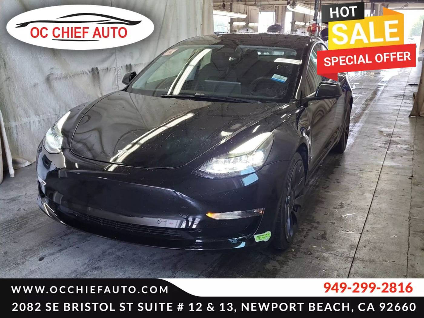 2022 Tesla Model 3 Performance — Sedan — 31,297 mi — Newport Beach, CA