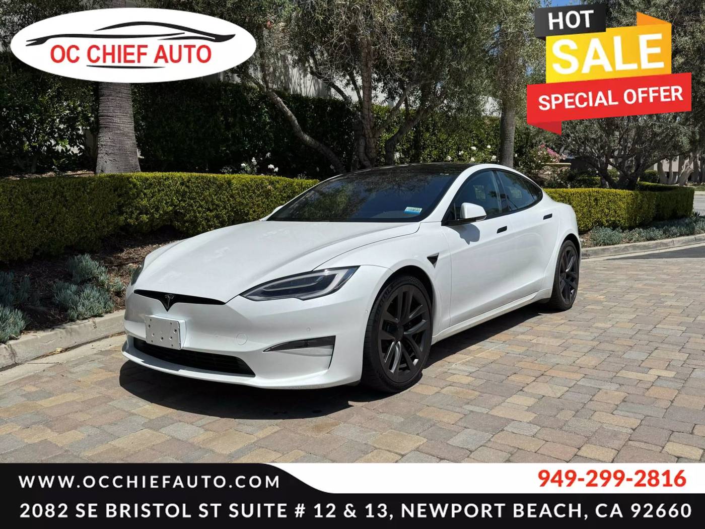 2022 Tesla Model S Long Range — Hatchback — 40,497 mi — Newport Beach, CA