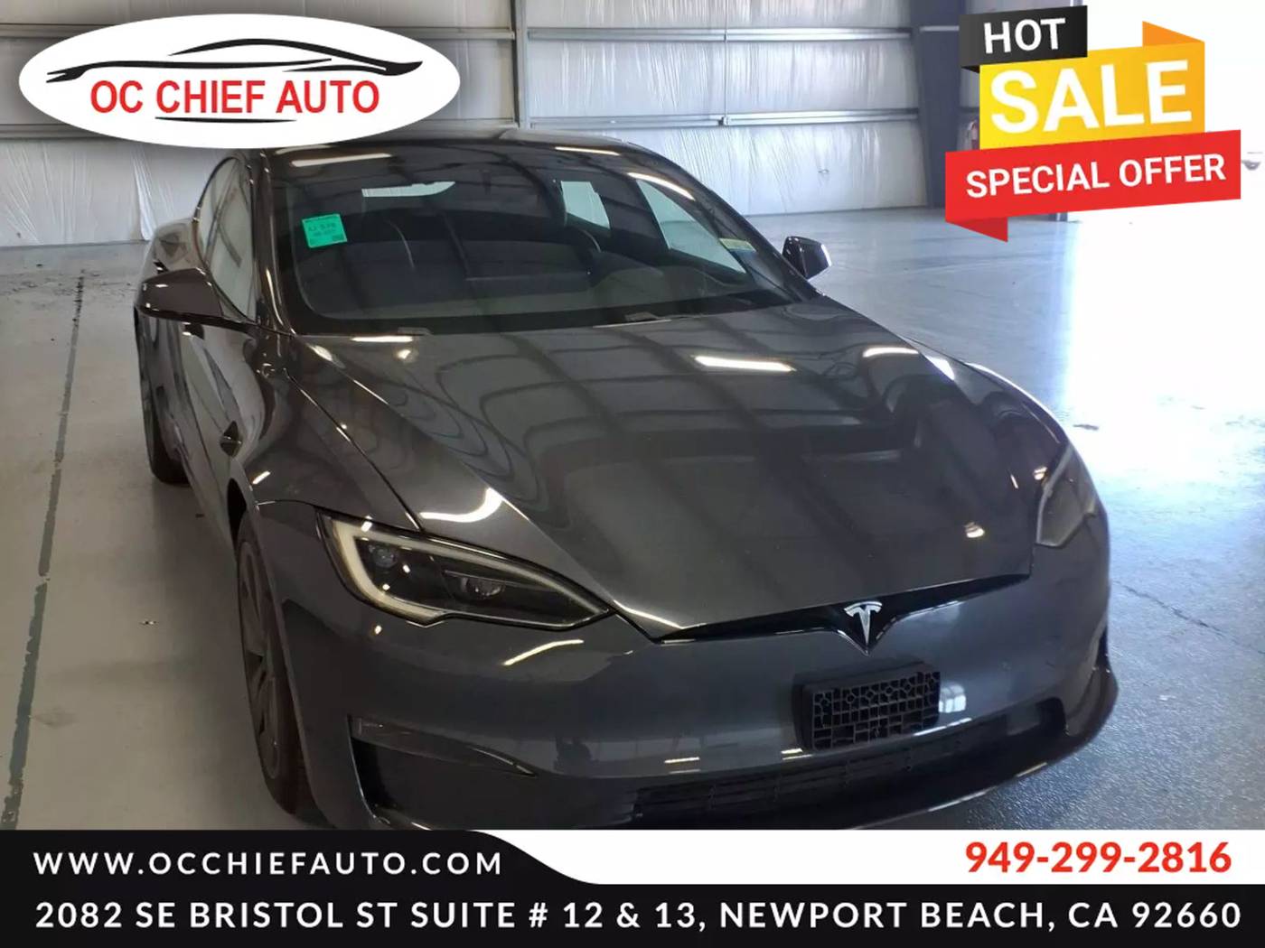 2022 Tesla Model S Long Range — Hatchback — 40,337 mi — Newport Beach, CA