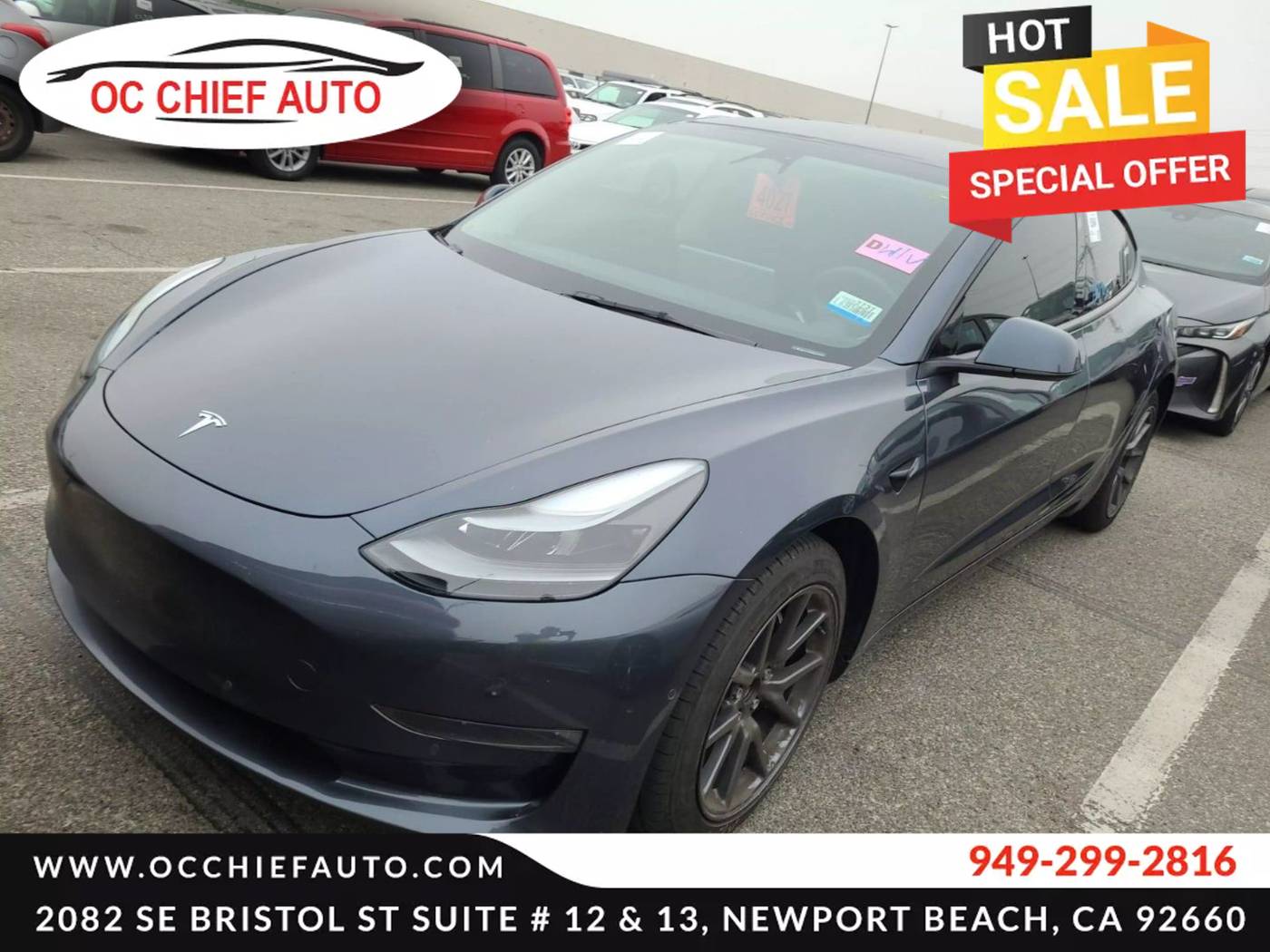 2022 Tesla Model 3 Long Range — Sedan — 38,540 mi — Newport Beach, CA