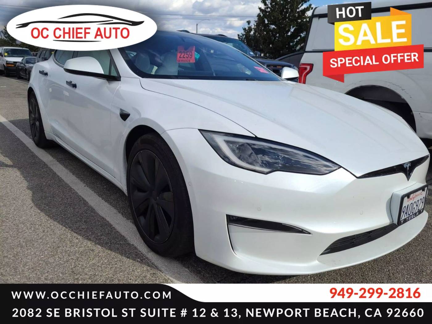 2022 Tesla Model S Long Range — Hatchback — 8,759 mi — Newport Beach, CA