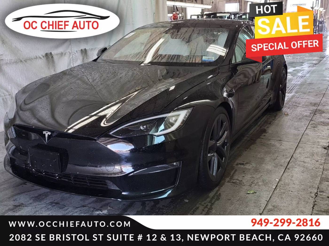 2022 Tesla Model S Long Range — Hatchback — 47,680 mi — Newport Beach, CA